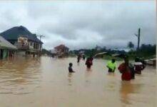 Some of the people affected by floods