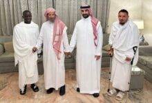 • Kante (left), AC Millan Star, Ismael Bennacer (right), with Arab friends during Hajj 2023