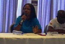 Ms Hazel in a presentation on update of Karpowership in Ghana