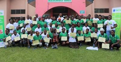 • The beneficiaries with their certificates