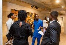 Mr Blebo engaging some of the guests at the event