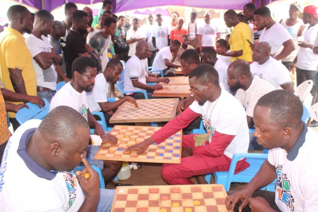 Ga West residents mark  Homowo with indoor games
