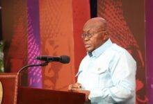 (inset)President Akufo-Addo speaking at the summit