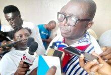 Lawyer Debrah speaking after submitting his nomination forms -