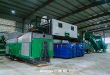 The refuse recycling plant