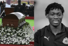 Hundreds attend Christian Atsu's funeral in Ghana as they pay respects to ex-Newcastle United midfielder