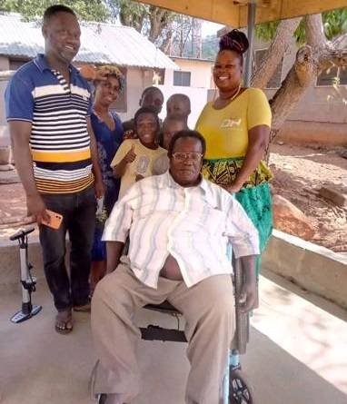 Benemef Foundation donates GH¢60,000 wheel chairs …walking sticks to stroke patients