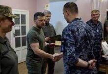 • Zelensky visited a military hospital in the town of Ochakiv in Mykolaiv region of Ukraine in July 27