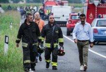 • The pilot escaped by parachuting while a five-year-old girl died in the crash