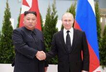 • Kim and Putin are shown during their 2019 meeting in Vladivostok