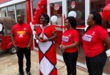 • A newly-inaugurated community shop in the Western Region