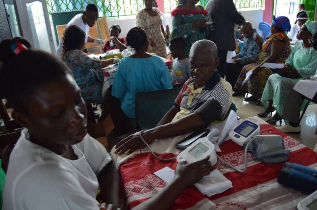 • Some residents going through health screening