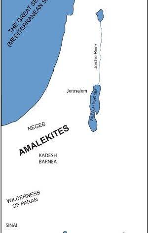 Map-Amalekites-Territory