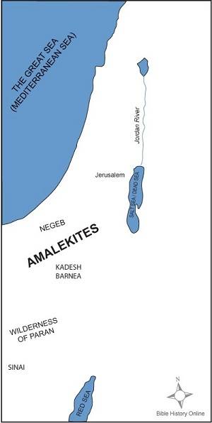 Map-Amalekites-Territory