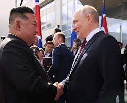 • Putin and Kim meet in Russia
