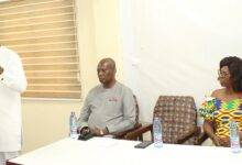 Dr Lawrence Tetteh addressing the press conference.Photo. Ebo Gorman