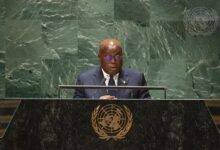 President Nana Addo Dankwa Akufo-Addo at the 77th General Assembly session of the UN