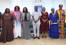 • Dr Ofei-Aboagye (second from left), Dr Lusigi (fourth from right) and other participants