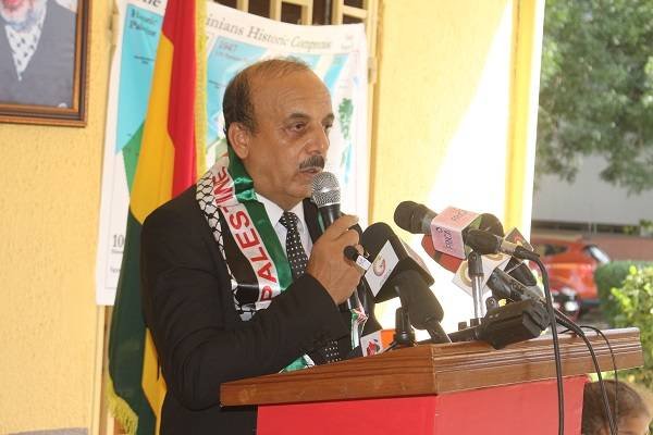 Palestine Ambassador calls for cessation of hostilities