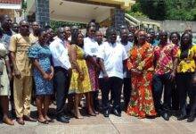 Dr Freda Prempeh(fifth from right) with the participants