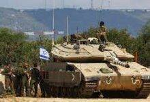 • The Israeli military has deployed tens of thousands of additional troops near the border with Lebanon