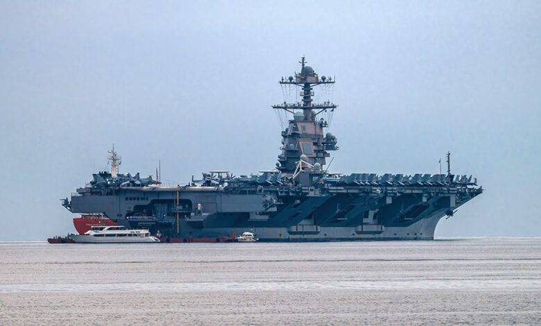 The USS Gerald R. Ford aircraft carrier is heading to the region