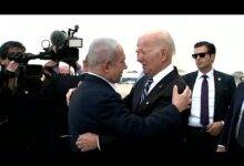 President Joe Biden was welcomed by Israeli Prime Minster, Benjamin Netanyahu