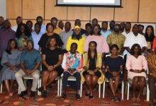 Rica Rwigamba (seated fourth right) with the participants. Photo Godwin Ofosu-Acheampong