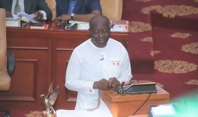 • Mr Ken Ofori-Atta presenting the budget statement