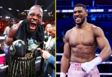 • Deontay Wilder (left) and Anthony Joshua(right)