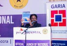 Ms Elsie Addo Awadzi launching the Journal