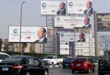 • Banners bearing photos of President Abdul Fattah al-Sisi are on every street corner in Cairo