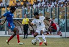 • A scene from the Black Queens versus Namibia match