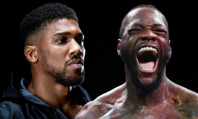 • Anthony Joshua (left) and Deontay Wilder