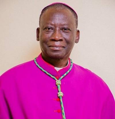 • Most Rev. Matthew Kwasi Gyamfi, President of GCBC and Catholic Bishop of Sunyan
