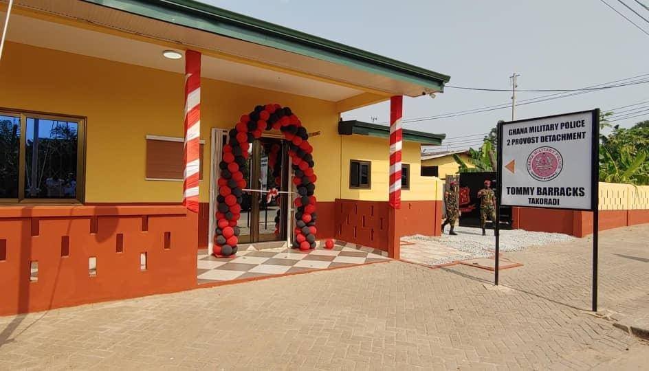 GH¢1.2m renovated provost detachment office, acccomodation inaugurated in Takoradi