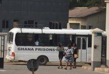 The bus conveying the convicts Photo Godwin Ofosu-Acheampong