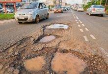 Potholes in some parts of Accra metropolice