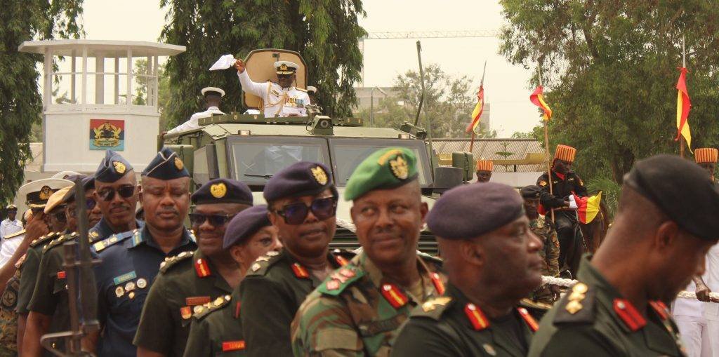 Maj-Gen. Oppong-Peprah assumes office as CDS …as GAF pulls out Vice Admiral Amoama