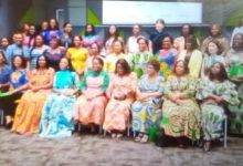 Elevate Forum Pix- Mrs Osei-Poku (seated fourthe left0 with participants in the programme