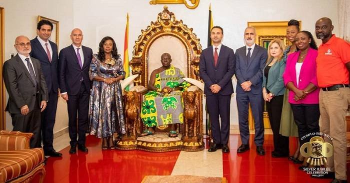Telecel visits Otumfuo after a successful brand unveil in Ghana Telecel visits Otumfuo after a successful brand unveil in Ghana