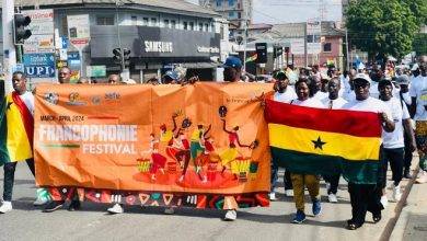 Participants from Ghana and French speaking countries at the walk. Photo Stephanie Birikorang
