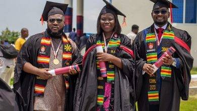 Three journalists from the New Times Corporation : Edem Mensah-Tsotorme, Raissa Sambou and Jonathan Donkor, graduated with Master of Arts Degrees.