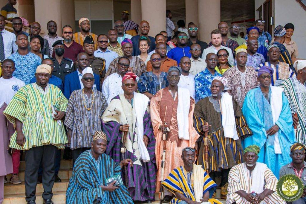 Stake holders and traditional rulers at the launch