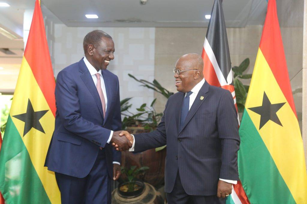 Ghana, Kenya renew bond of cooperation: Sign 8 MoUs as part of President Ruto’s 3-day visit to Ghana