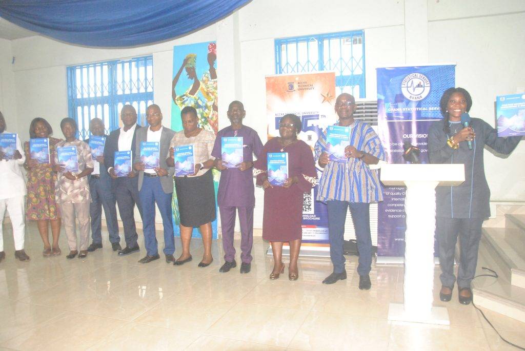 •
Dr Faustina Frempong-Ainguah (right) and other partners launching the report