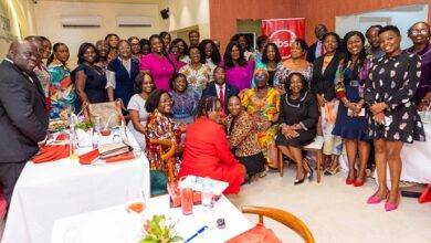 bsa Bank senior management with invited mothers at the special event