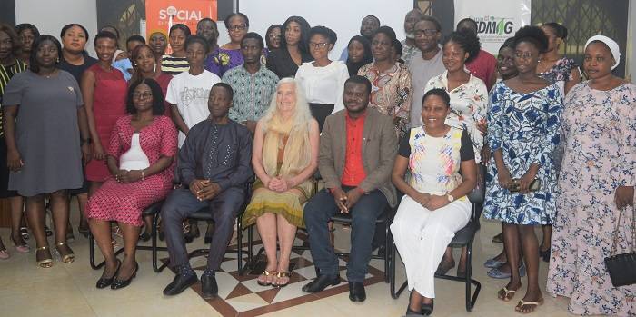 Prof. Oduro Nkansah (seated second from left) with other stakeholders and Participants. Photo; Stephanie Birikorang