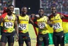 • Ghana’s 4x100m relay team
