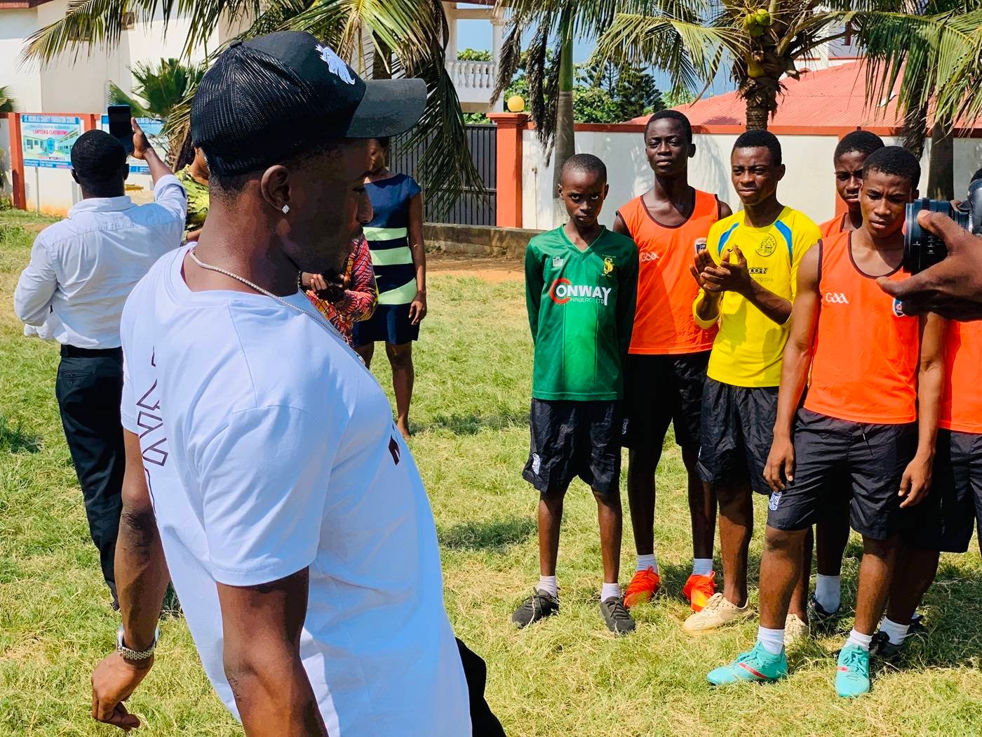 Ghana: Mohammed Kudus, Black Stars team doctor inspire students at St. Nicholas Charity School Ghana: Mohammed Kudus, Black Stars team doctor inspire students at St. Nicholas Charity School